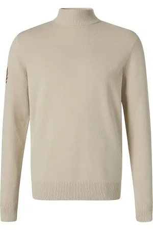 Fred Perry Stehkragenpullover, Wolle