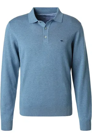 Fynch-Hatton Pullover, Baumwolle, hellblau