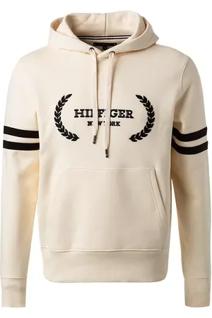Tommy Hilfiger Hoodie, Baumwolle, creme