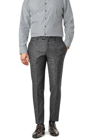 Strellson Hose Kynd, Slim Fit, Leinen, meliert