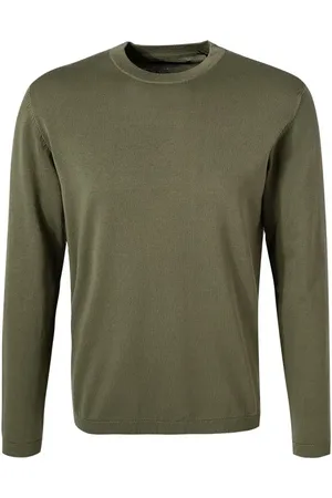 Marc O’ Polo Pullover, Bio Baumwolle, oliv