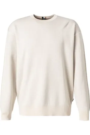 HUGO BOSS Pullover, Schurwolle-Baumwolle