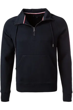 Tommy Hilfiger Troyer, Baumwolle, dunkelblau