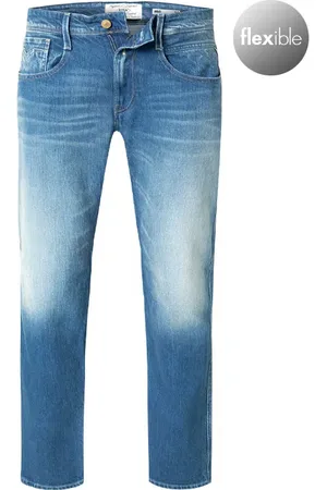 Replay Jeans Anbass, Slim Fit, Baumwolle T400® 13oz, jeansblau