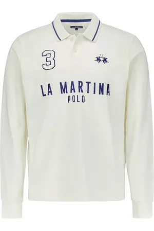 La Martina Pullover, Baumwolle, wollweiß