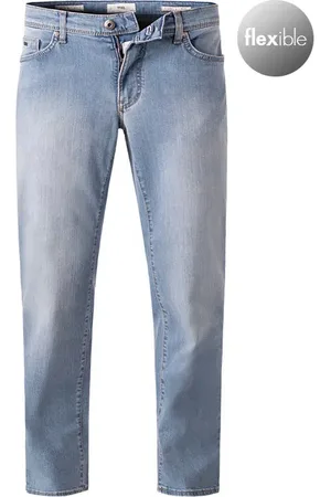 Brax Jeans Cadiz, Straight Fit, Bio Baumwolle T400®, hellblau