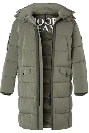 JOOP! Steppmantel Lerry, Mikrofaser REPREVE®, olivgrün