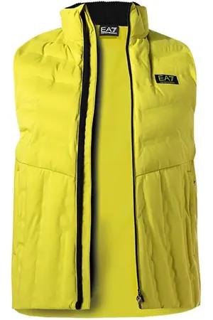 EA7 Steppweste, Mikrofaser, limone