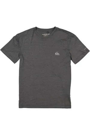 Quiksilver T-Shirt, Regular Fit, Mikrofaser, dunkelgrau