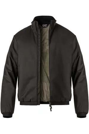 EA7 Blouson, Mikrofaser wasserdicht, schwarz