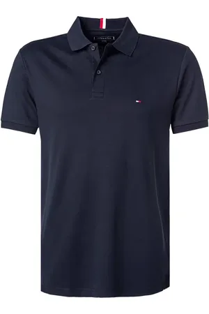 Tommy Hilfiger Polo-Shirt, Regular Fit, Baumwoll-Jersey, nachtblau