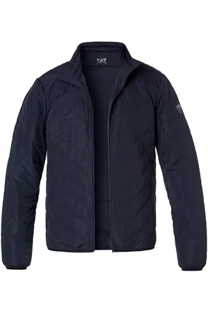 EA7 Daunenjacke, Mikrofaser, dunkelblau