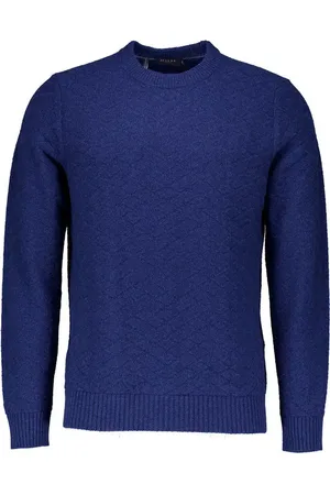 Maerz Pullover, Schurwolle, deep sea