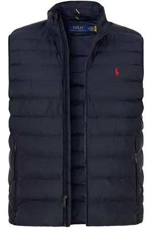 Ralph Lauren Steppweste, Mikrofaser, navy