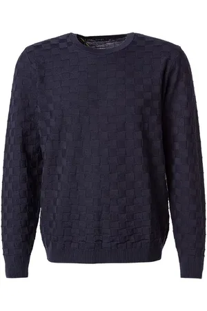 Maerz Pullover, Merinowolle, navy