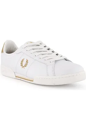 Fred Perry Sneaker, Leder, -sand