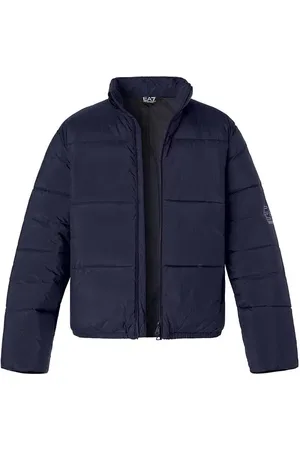 EA7 Steppjacke, Mikrofaser, dunkelblau