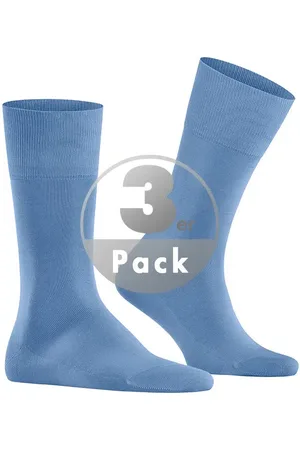 Falke Serie Tiago, Socken, Bio Baumwolle, hellblau