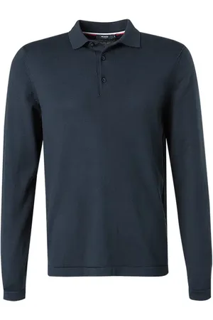 Daniel Hechter Polo-Shirt, Baumwoll-Strick, nachtblau