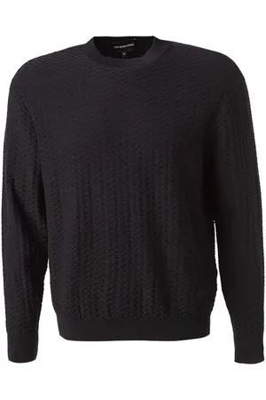 Emporio Armani Pullover, Baumwolle, nachtblau