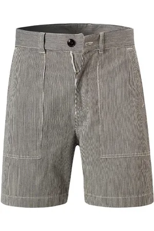 Woolrich Shorts, Baumwolle, -weiß gestreift