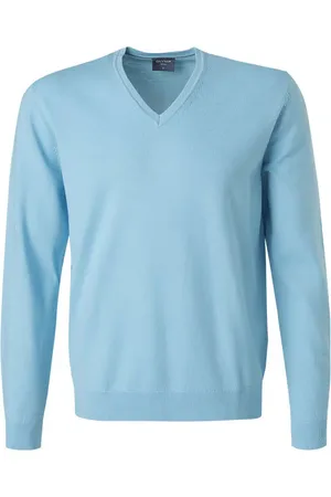 Olymp Pullover, Merinowolle extrafein, hellblau