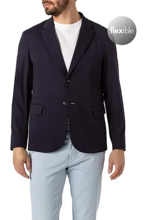 Emporio Armani Reise-Sakko, Jersey halbgefüttert, nachtblau