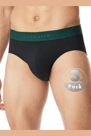 Schiesser Slips, Bio Baumwoll-Stretch, dunkelblau