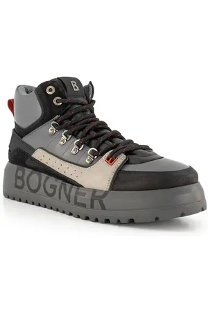 Bogner Schnürboots Antwerp, Leder-Mix, -schwarz