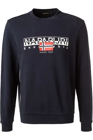 Napapijri Sweatshirt, Baumwolle, marine