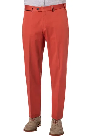 Hiltl Chino Peaker S, Regular Fit, Supima® Baumwolle, ziegelrot