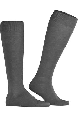 Falke Serie Clima Wool, Kniestrümpfe, Schurwolle geruchsneutralisierend, meliert