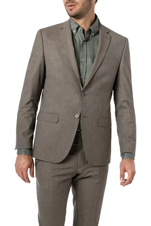 Daniel Hechter Sakko, Modern Fit, Schurwoll-Stretch, hellbraun