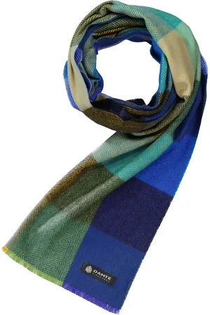 Dante Schal, Kaschmir-Wolle, multicolor kariert