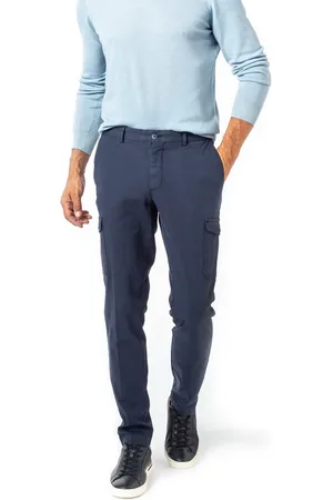 Hackett Cargohose, Slim Fit, Baumwolle, navy