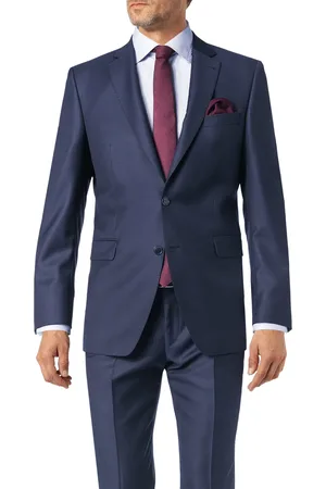 Digel Sakko, Modern Fit, Schurwolle Super110, dunkelblau meliert