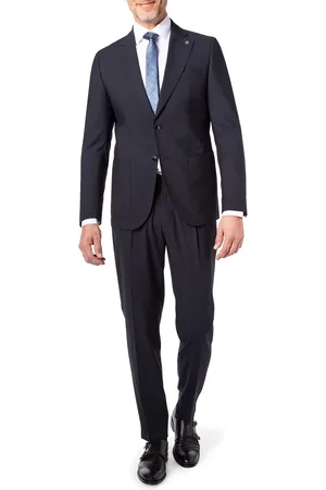 Cg Anzug Carven-Charlie, Slim Fit, Schurwoll-Stretch, nachtblau