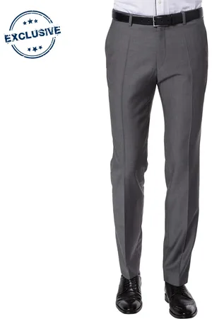 Cg Hose, Slim Fit, Schurwolle Super100, dunkelgrau