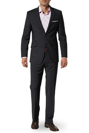Digel Anzug, Slim Fit, Schurwolle, marine