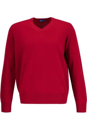 Cipriani Pullover, Reines Kaschmir, kirschrot