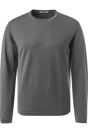 Crossley Pullover, Wolle, dunkelgrau