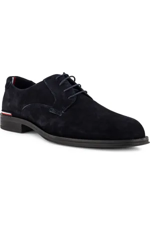 Tommy Hilfiger Derby, Veloursleder, navy