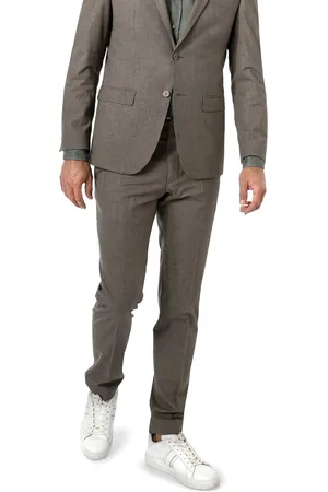 Daniel Hechter Hose, Modern Fit, Schurwoll-Stretch, hellbraun