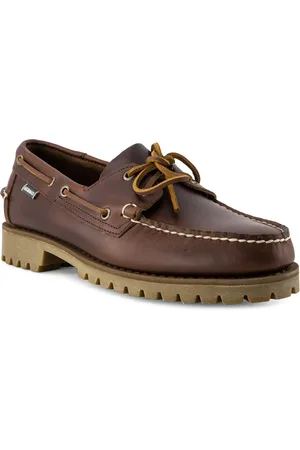 SEBAGO Bootsschuhe, Rindleder, mittelbraun