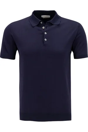 Daniele Fiesoli Polo-Shirt, Baumwoll-Strick, nachtblau