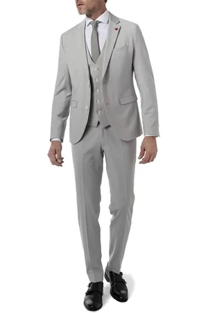 Cinque Anzug Cimonopoli mit Weste, Super Slim Fit, Schurwoll-Stretch