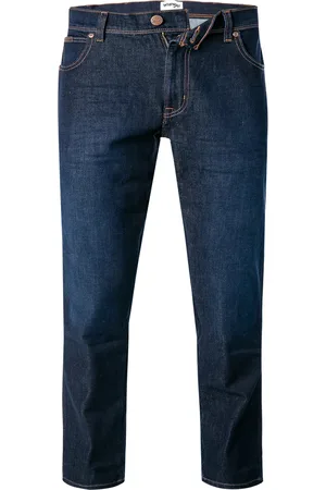 Wrangler Jeans Texas, Slim Fit, Baumwoll-Stretch, dunkelblau
