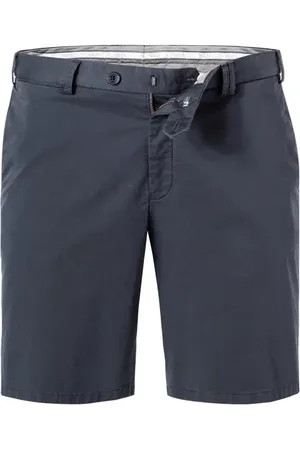Hiltl Bermudas Perena, Regular Fit, Supima® Satin, tintenblau