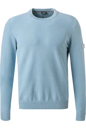 JOOP! Pullover, Baumwolle, hellblau