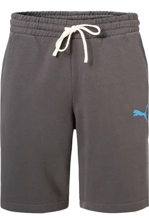 PUMA Sweatshorts, Baumwolle, dunkelgrau